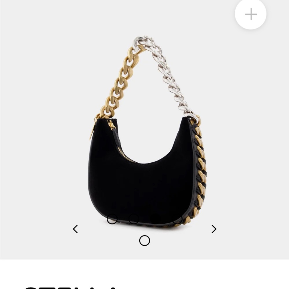INC Frayme small hobo zip bag.